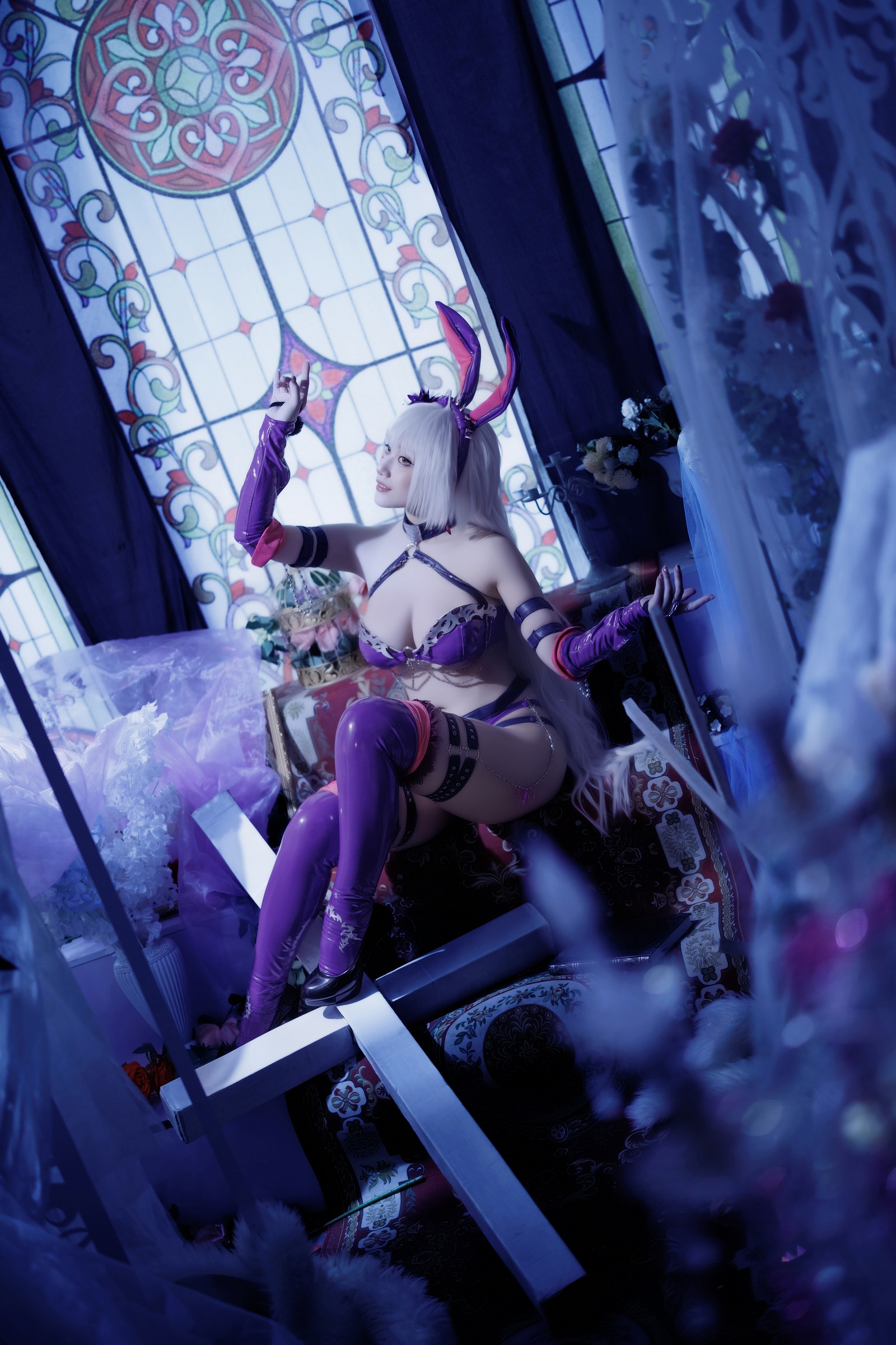 Cien恩恩 黑贞兔女郎泳装 Cosplay 写真合集（30P｜136MB）插图6