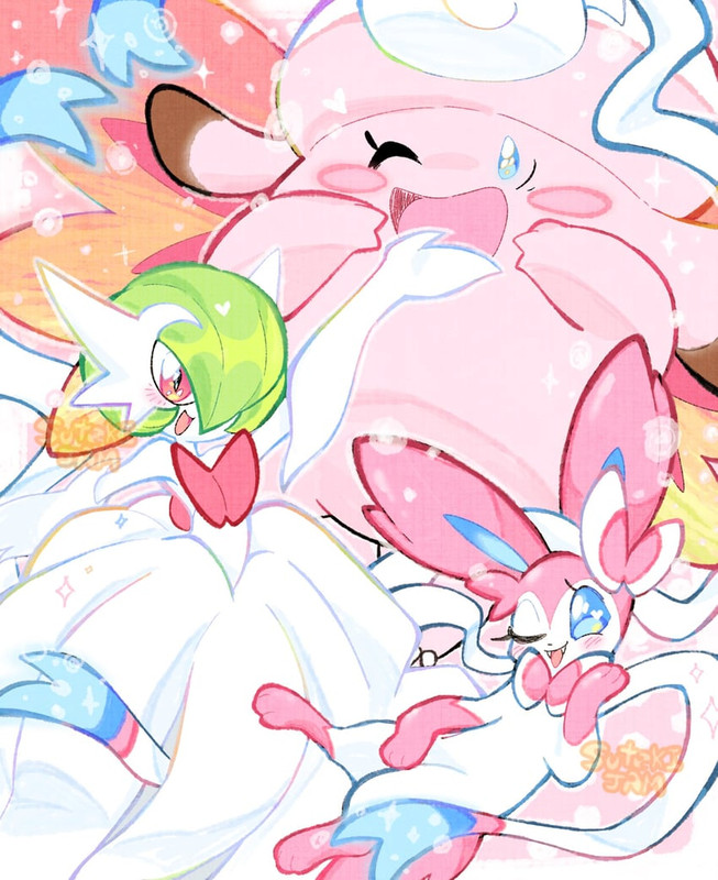 gardevoir-sylveon-mega-gardevoir-clefabl