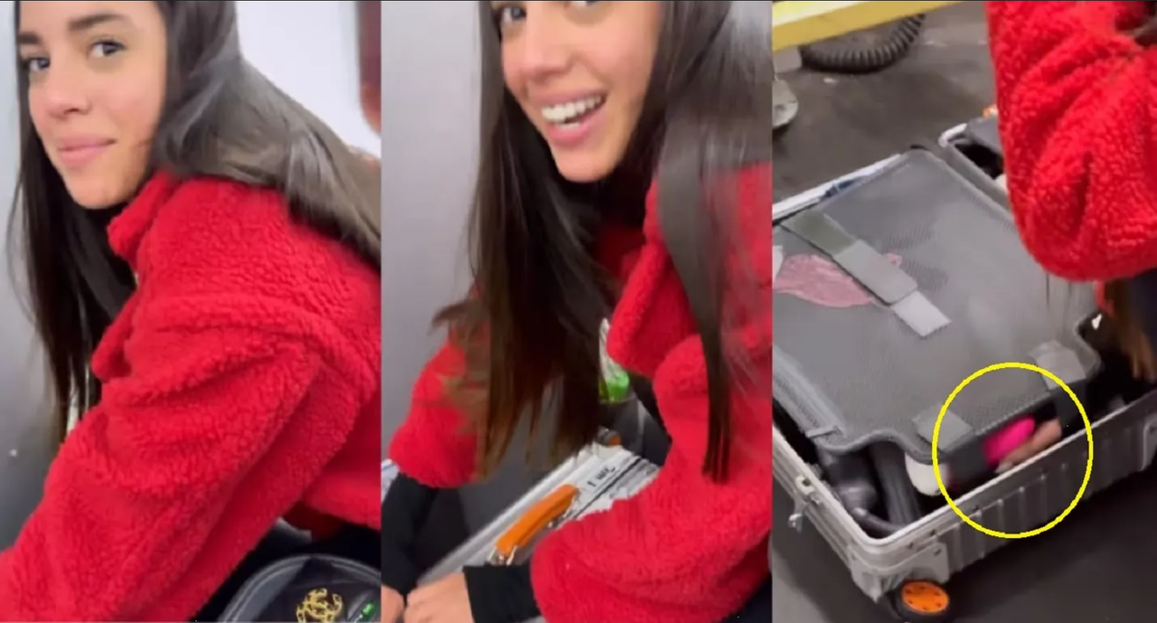 Joven olvida apagar su vibrador y casi la expulsan de un avión: video viral