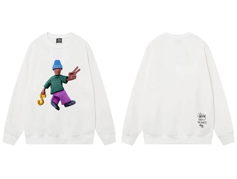Stussy Sweatshirt 39+ colorways [Premium Quality]