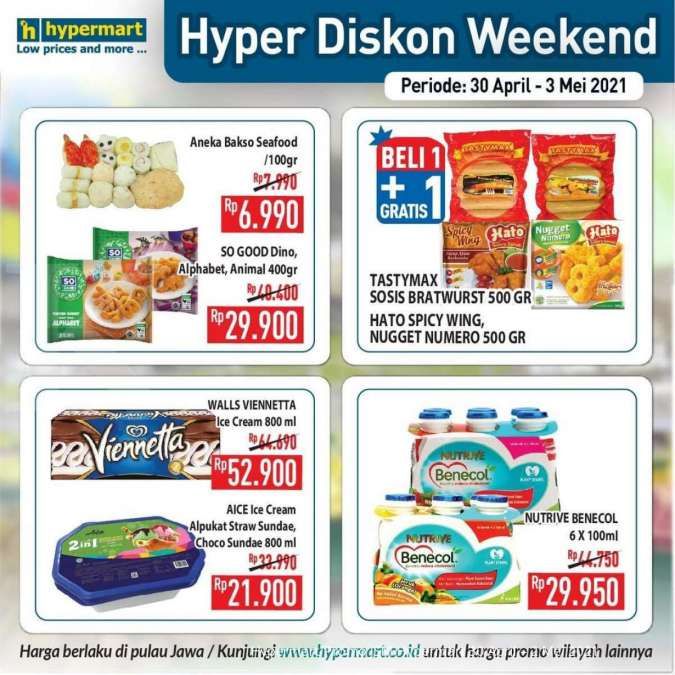 Katalog Promo Hypermart 30 April - 3 Mei 2021 
