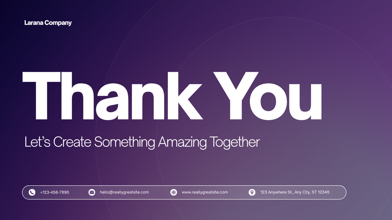 Purple and White Modern Gradient Business Pitch Deck Presentation