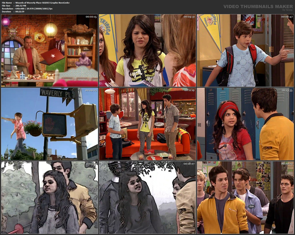 Wizards of Waverly Place S02E03 Graphic Novel.mkv