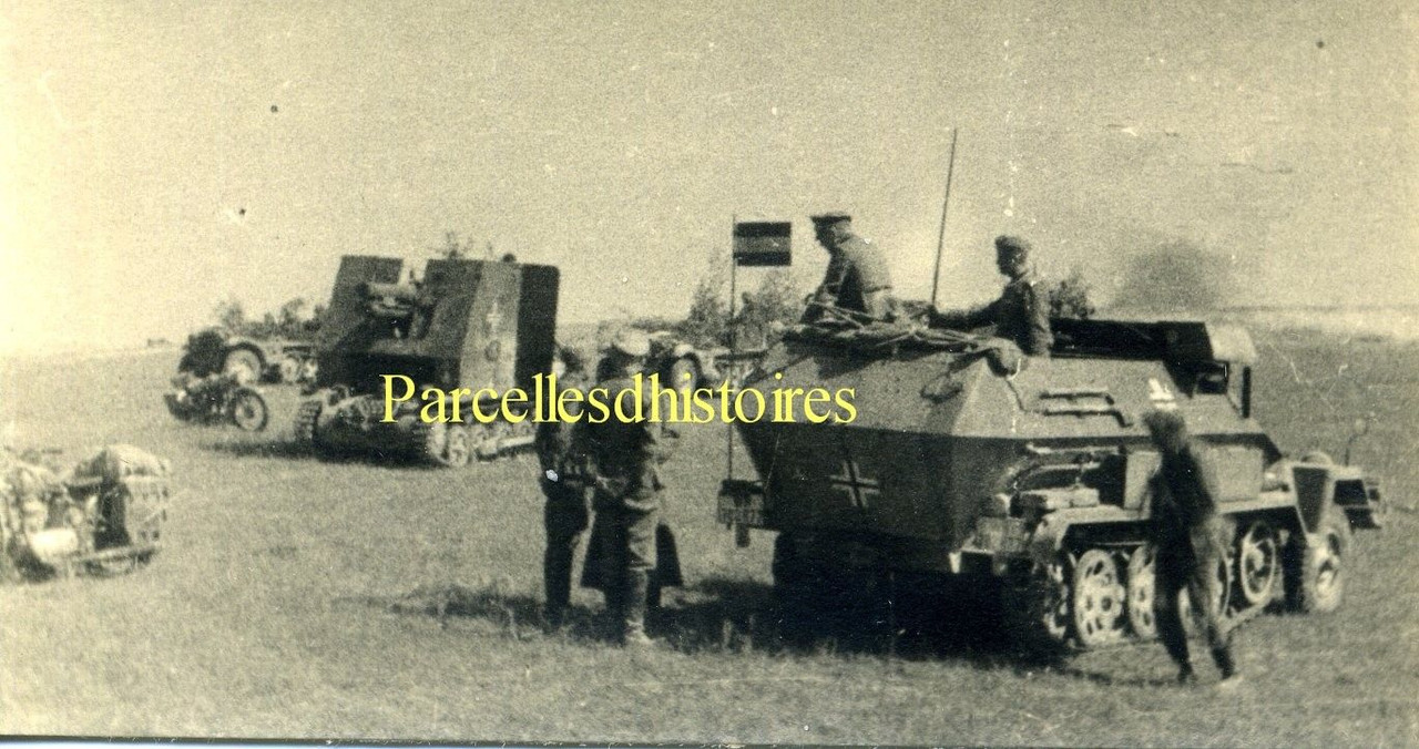 Panzer Bison und SDKFZ Panzerspähwagen Halbkette