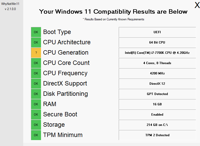 Brad Sams on X: Windows 11 compatibility has been confusing and