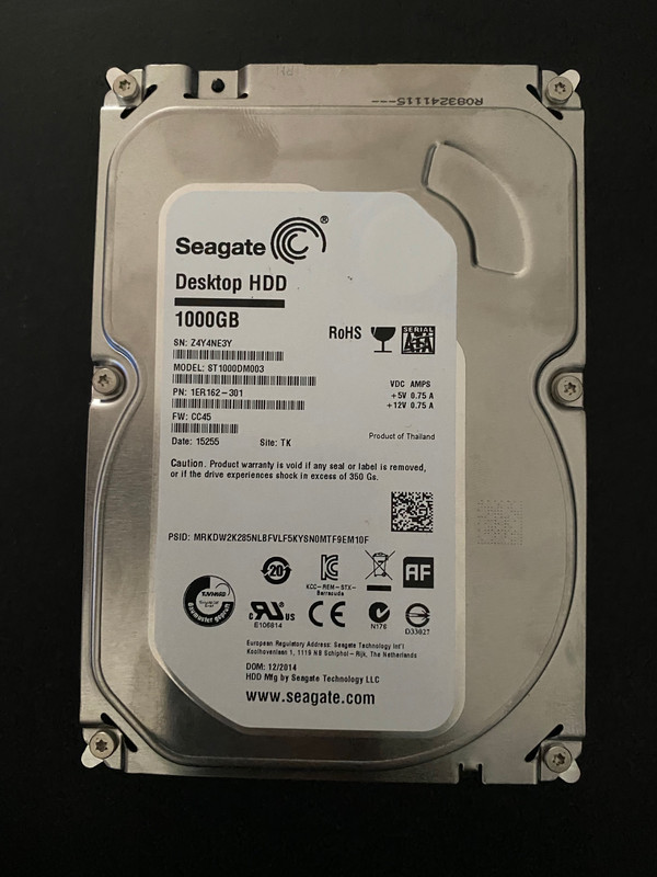 HDD SEAGATE 1 TO ST1000DM003 Z4Y4NE3Y -1