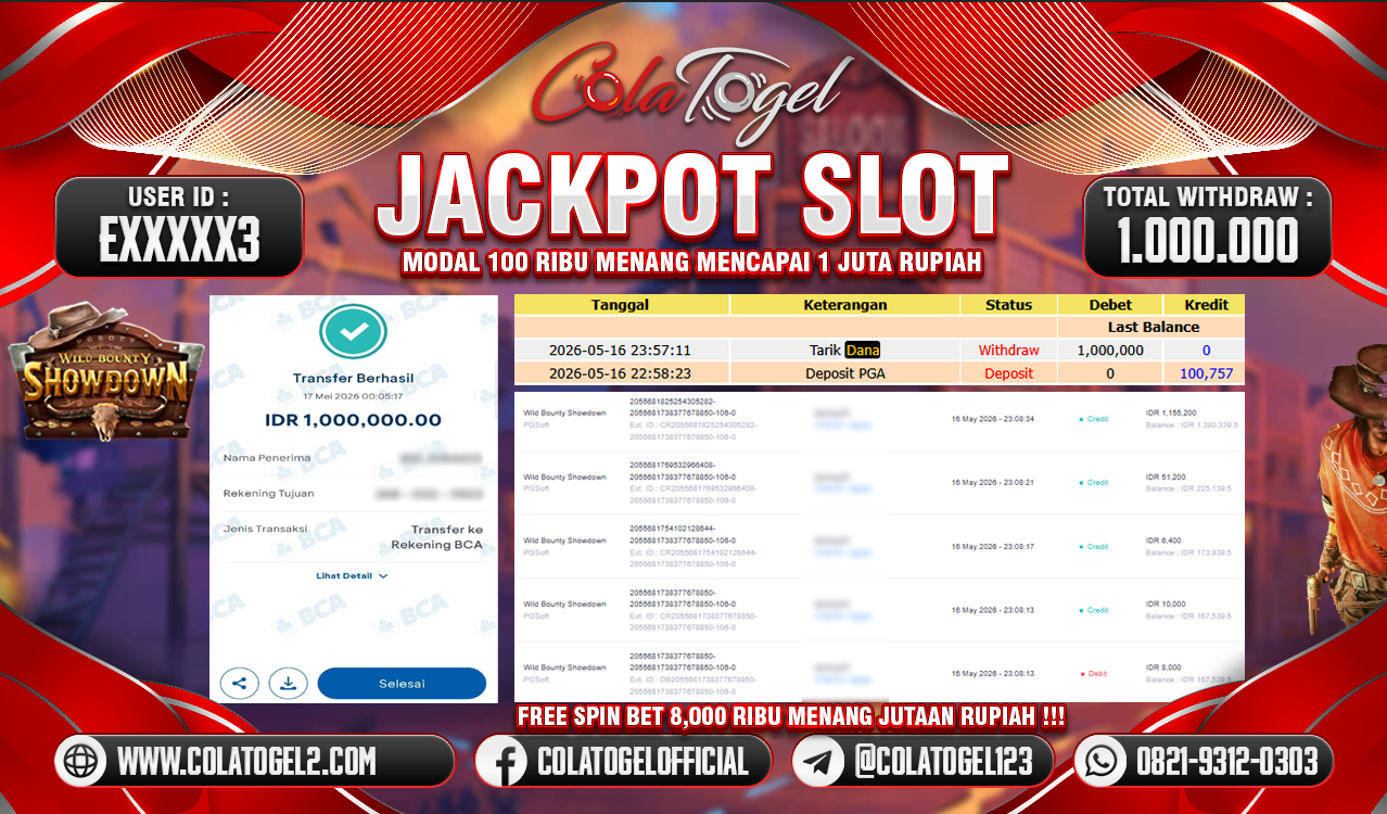 JACKPOT SLOT GACOR!!