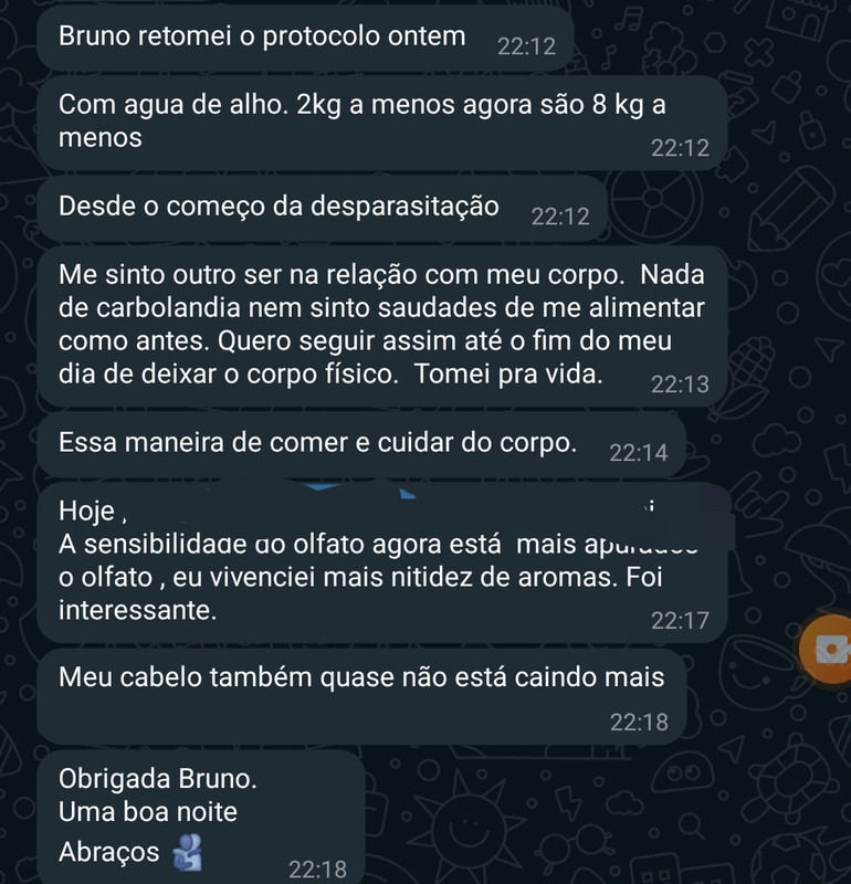 Depoimento de Restauração Metabólica 1