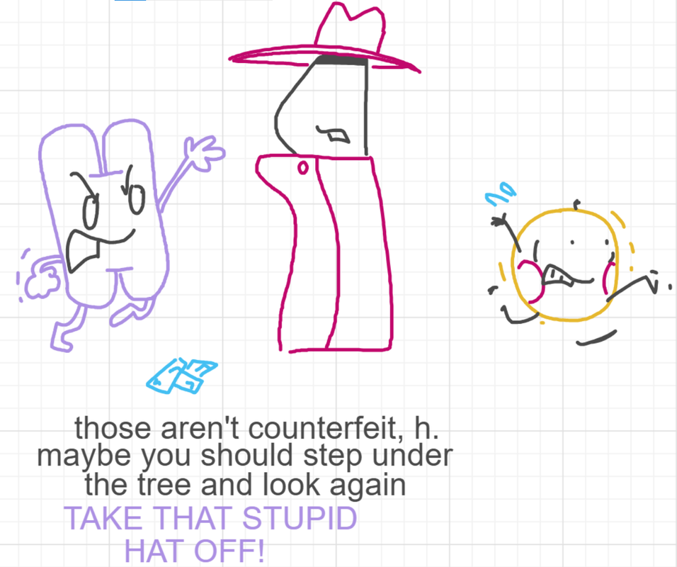 A panel from The Prime Number Few, episode eight of the Board Boards object show by Furretwalk/WalkingFurret.