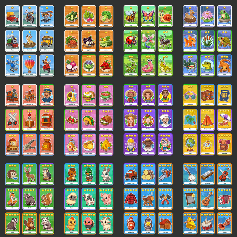 2Sticker Set Complete Dark