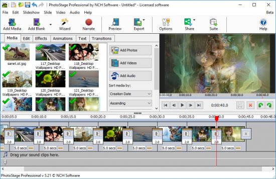 NCH PhotoStage Slideshow Producer Professional 6.06