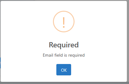 catalog email required