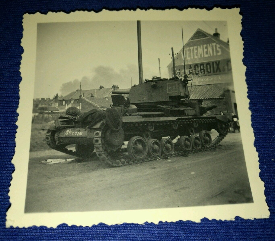 Französischer Panzer Tank Geschütz Kennung Frank