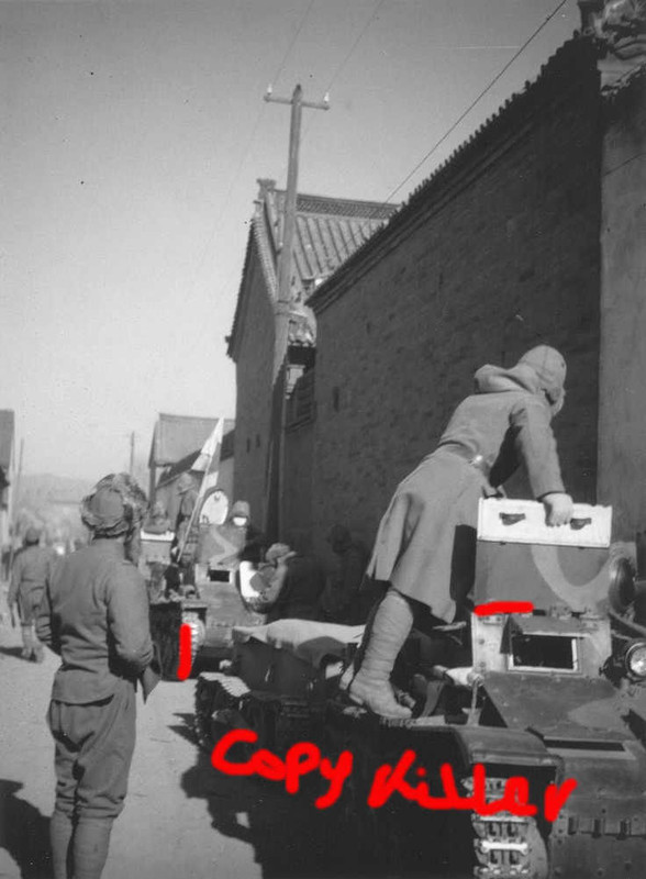 Japanese Type 94 tankettes in Jinan, China (1)