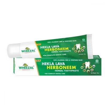 WHEEZAL Hekla Lava Herboneem Herbal Toothpaste (100g)