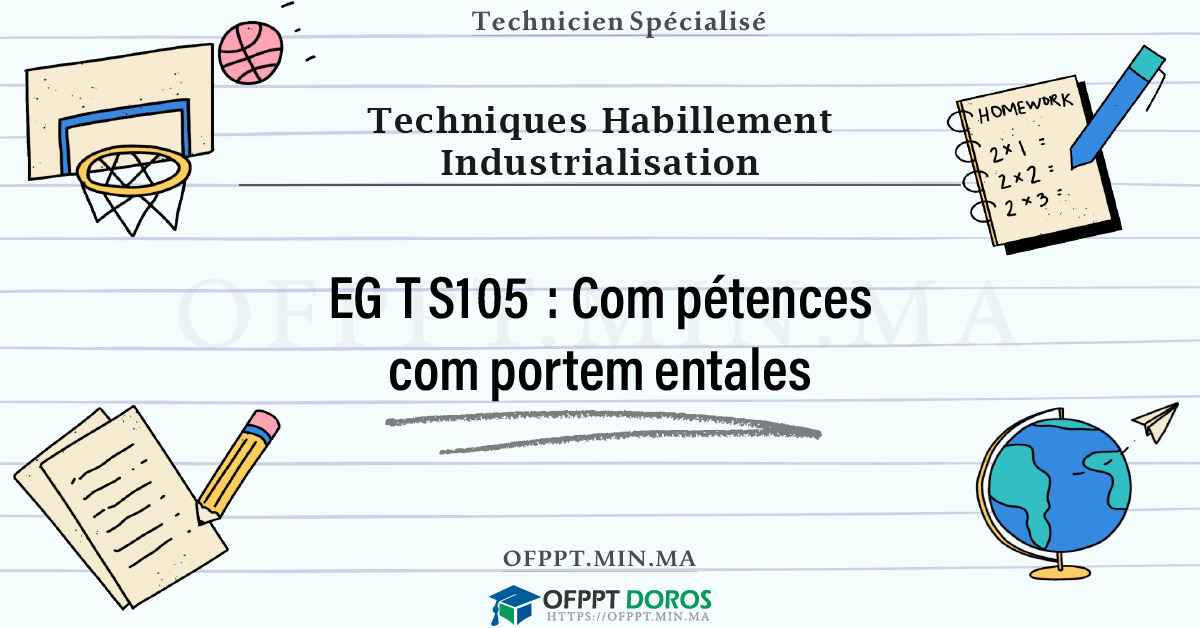 Sommaire détaillé du cours Compétences comportementales EGTS105 OFPPT - Structure du module