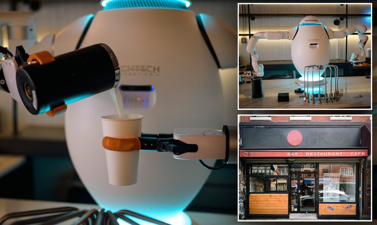 new york primo bar gestito da un robot