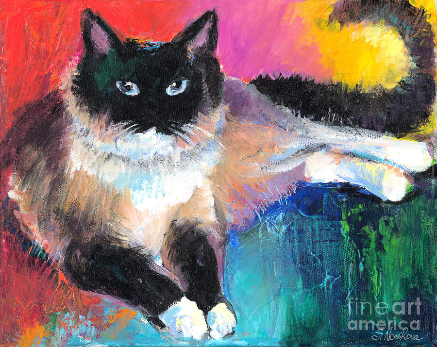 30-colorful-ragdoll-cat-painting-svetlana-novikova