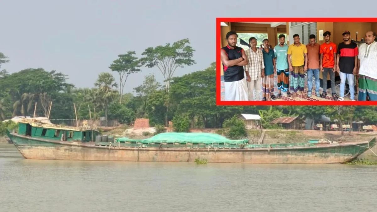 সুন্দরবনে ২৩০ টন বিদেশি কয়লাবোঝাই বাল্কহেড আটক, গ্রেফতার ৯