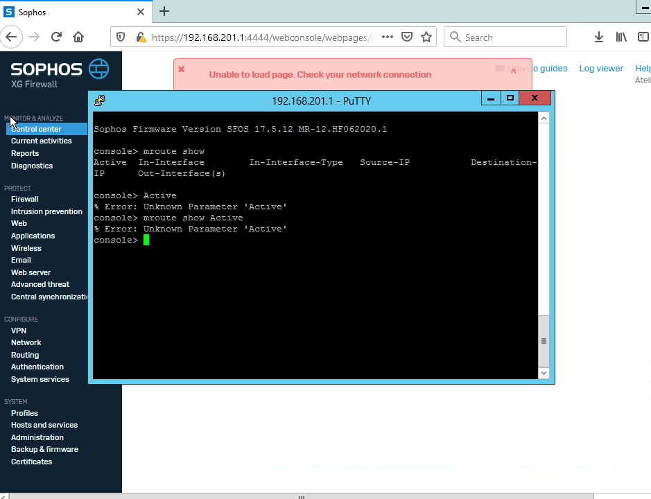 How delete a route using cli with XG? - Discussions - Sophos Firewall -  Sophos Community