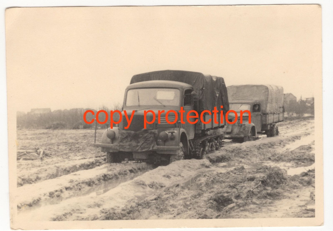 Halbketten LKW Klöckner-Deutz Maultier MAGIRUS 1