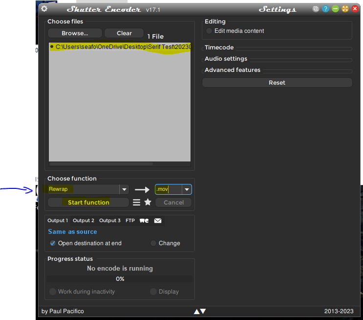 Capture Shutter Encoder