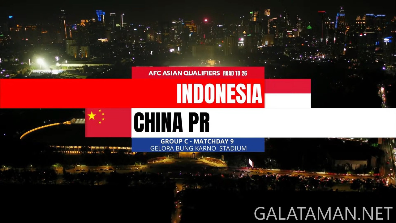 Indonesia vs. China PR ¦ Full Match ¦ AFC Asian Qualifiers™ Road to 26 (1080p_30fps_H264-128kbit_AAC