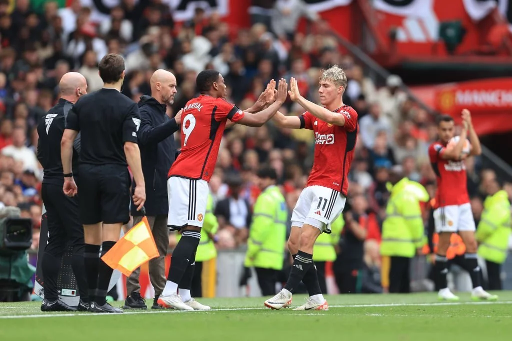 United are not in a crisis as Ten Hag replaced Hojlund with fans whistling after the loss against Brighton.