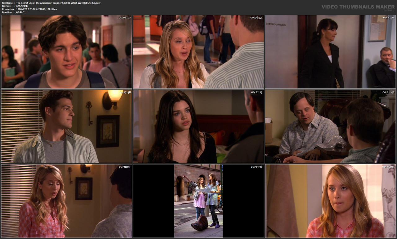 The Secret Life of the American Teenager S03E05 Which Way Did She Go.mkv