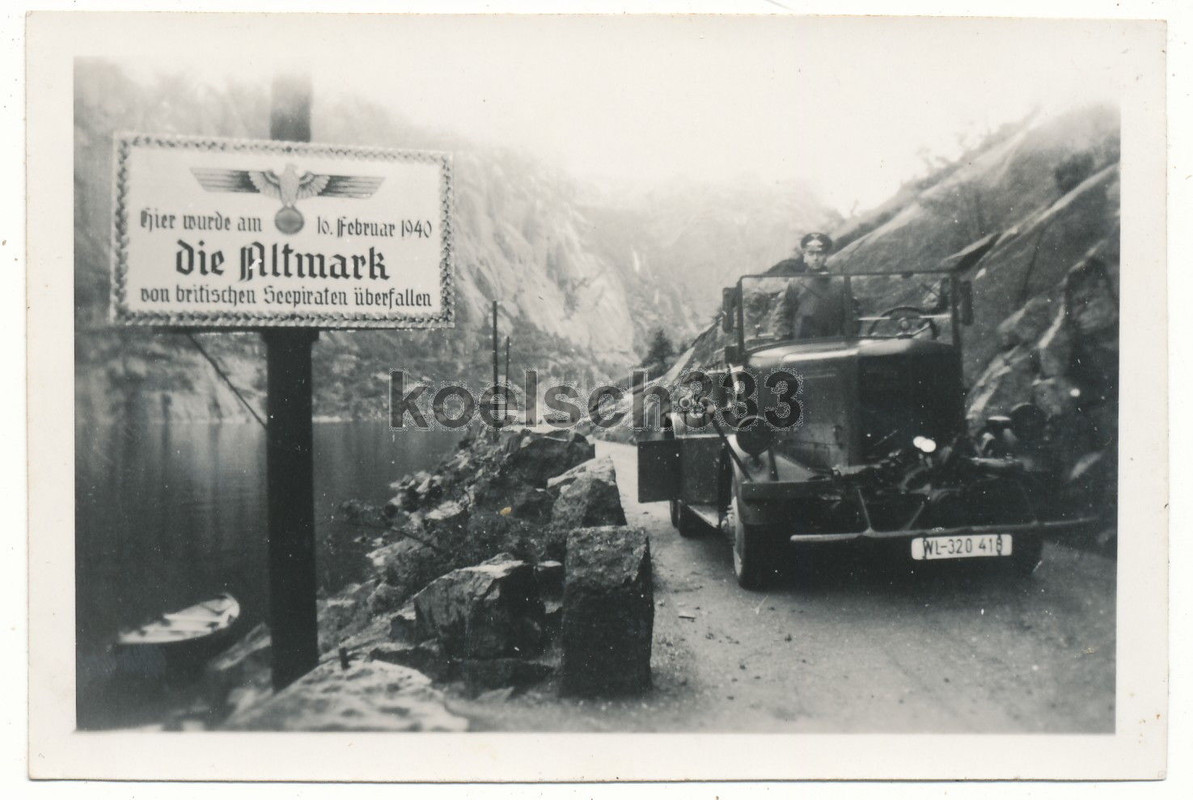 Foto Norwegen Flader TS-8 Tankspritze Luftwaffe Feuerwehr Büssin