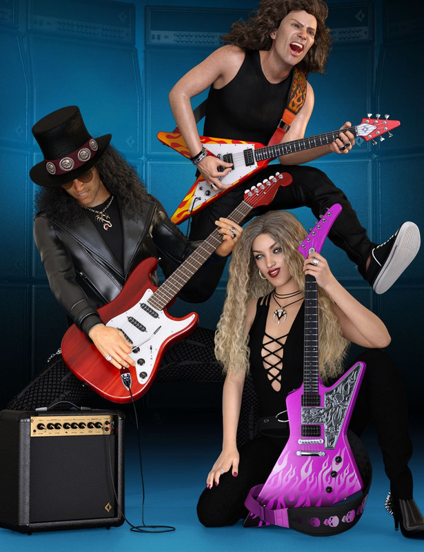 Electric Guitar Collection Bundle for Genesis 8 and Genesis 3 Electric Guitar Collection Bundle for Genesis 8 and Genesis 3