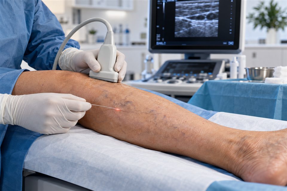 Tratamento de endolaser guiado por ultrassom