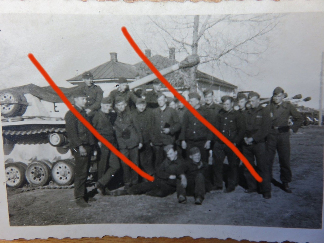 2.WK Foto Wehrmacht Sturmgeschütz III   Besatzun