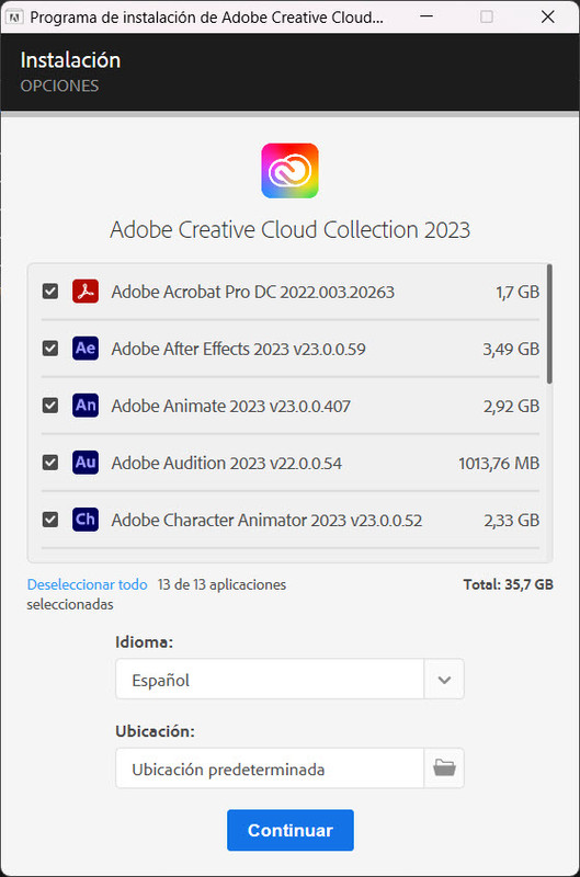 Adobe Master Collection CC 2023 [Update 19.12.2022][Multilenguaje Español] Fotos-00049-Adobe-Master-Collection-CC-2022-Update-25-10-2022