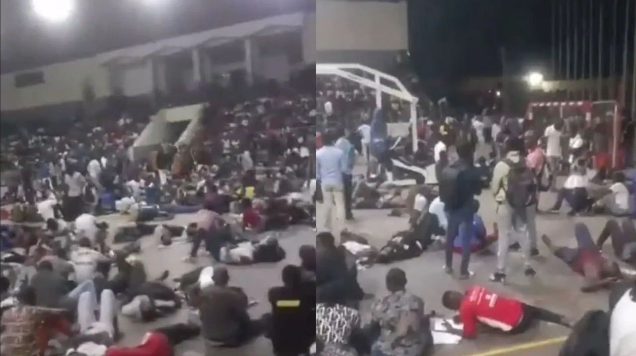 Estampida humana en un estadio militar deja 37 muertos