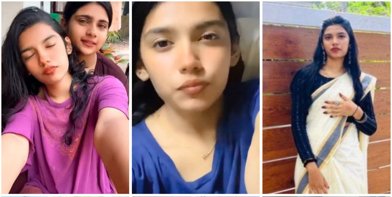 CUTE SLIM YOUNG MALLU GF TEASING NIPPLES