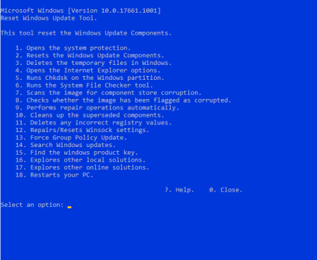 Reset Windows Update Tool 11.0.0.9 Reset Windows Update Tool 11.0.0.9