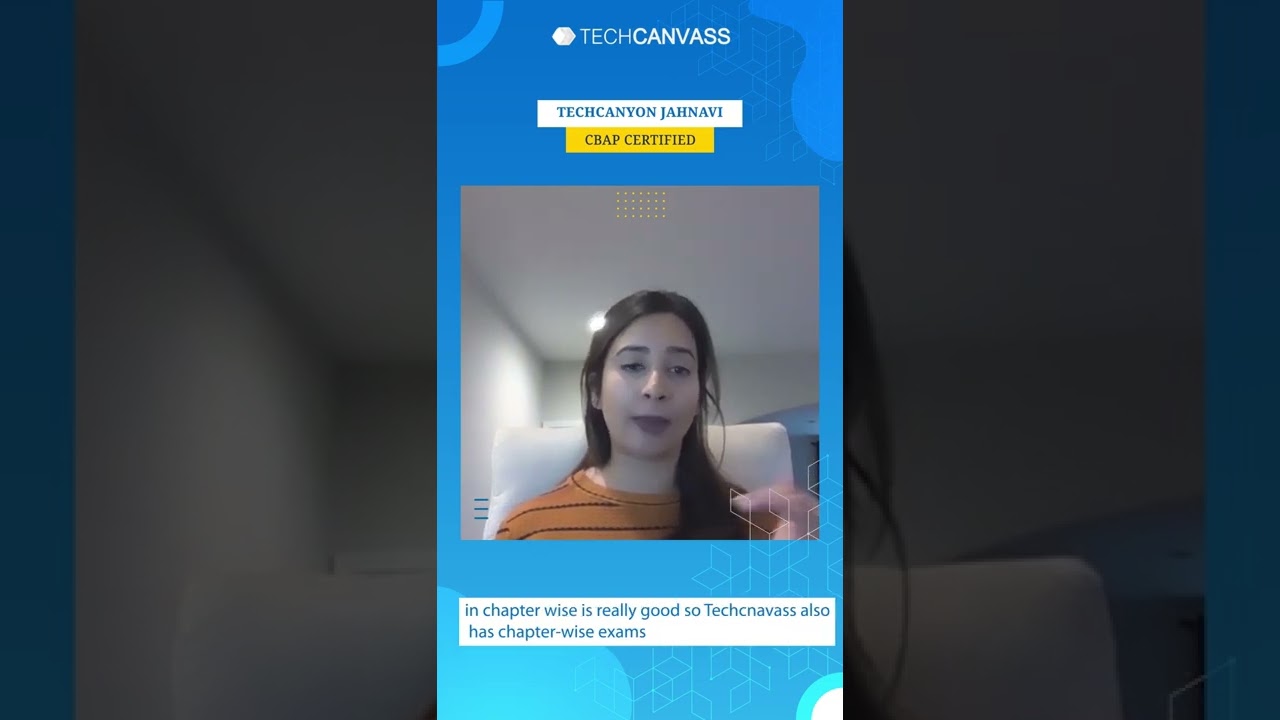 How did Techcanvass help me crack CBAP?