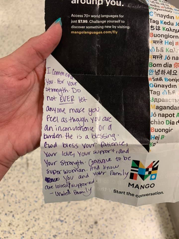 Surat dari penumpang