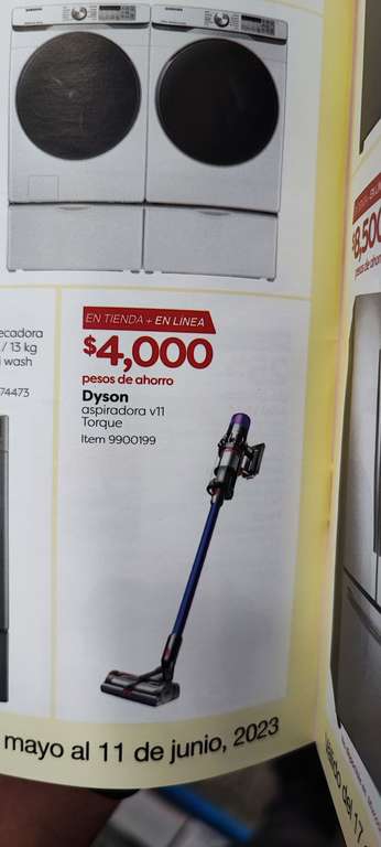 Costco: Aspiradora V11 Torque Drive+