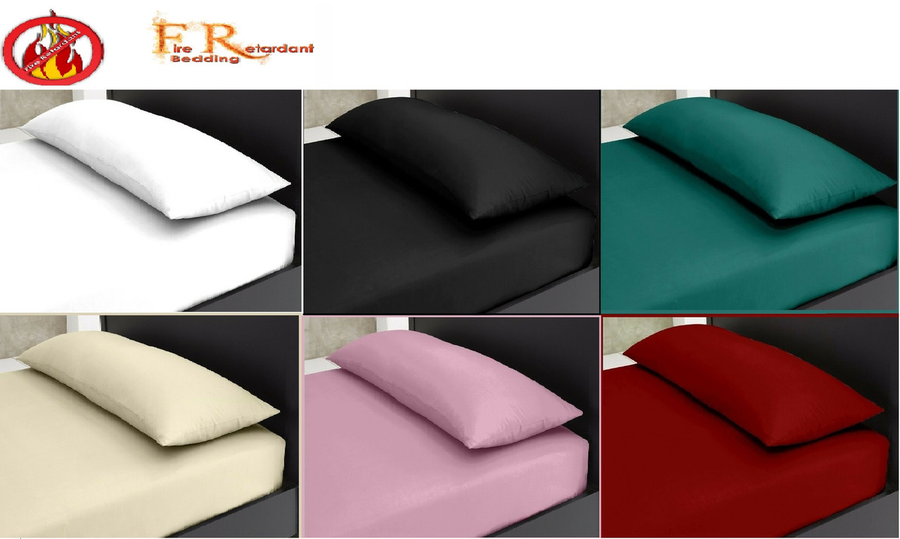Bolster Pillow Case Maternity Support Long Fire Retardant Pillow Cover All Sizes Ebay