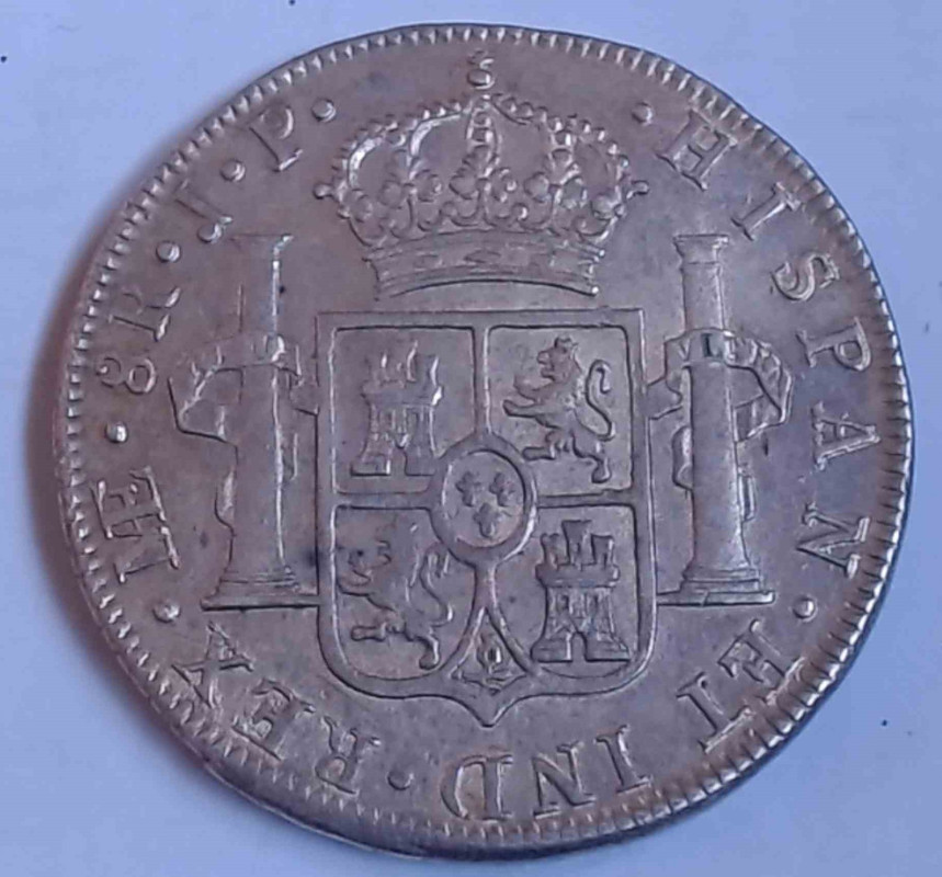 8 Reales Carlos IV. Lima 1805·JP 2019-10-05-11-24-27