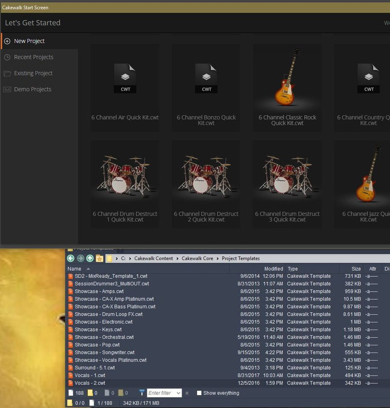 Cakewalk Start Screen show All Templates? Cakewalk by BandLab Cakewalk Start Screen show All Templates? Cakewalk by BandLab