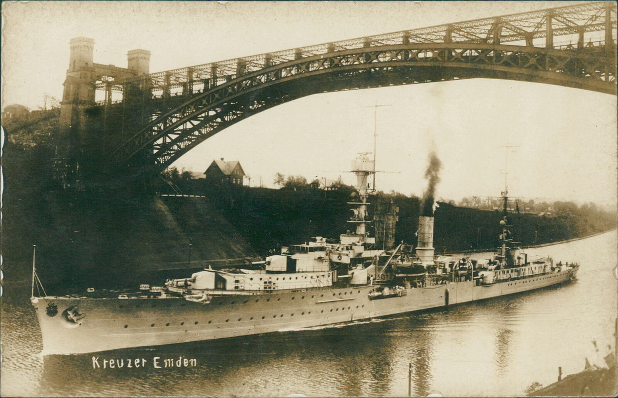Ansichtskarte Kreuzer Emden (Nr.9393)