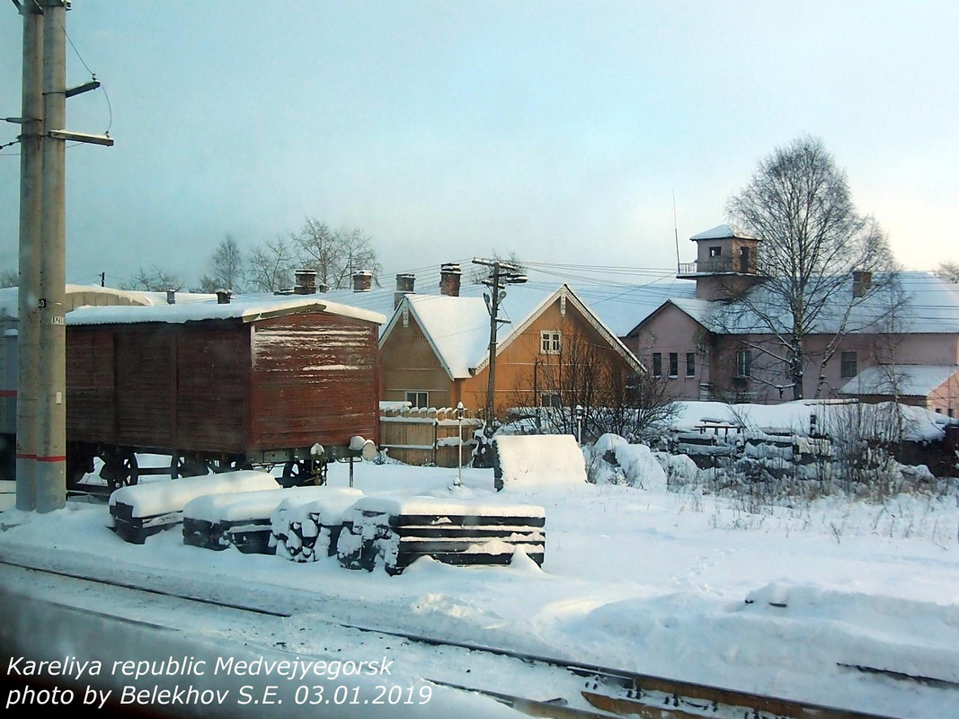 железная дорога, Карелия, Медвежьегорск