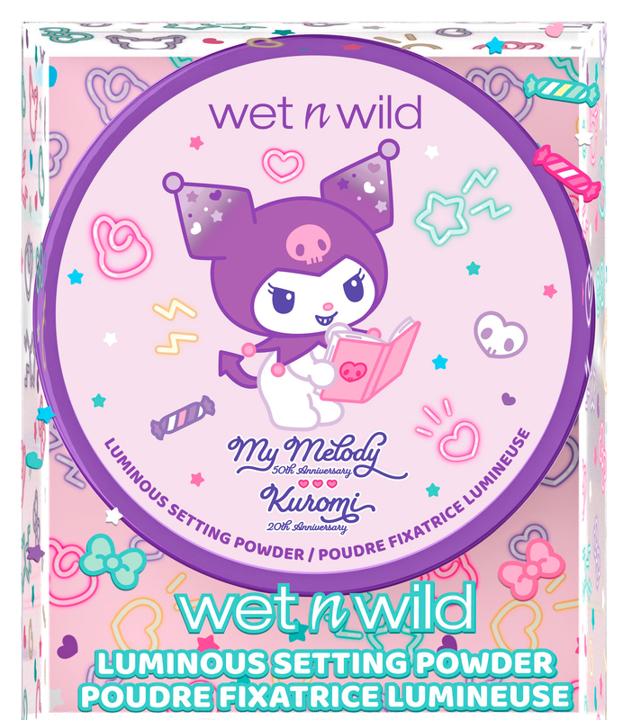 The Kuromi setting powder from the my melody 50th anniversary and kuromi 20th anniversary collection