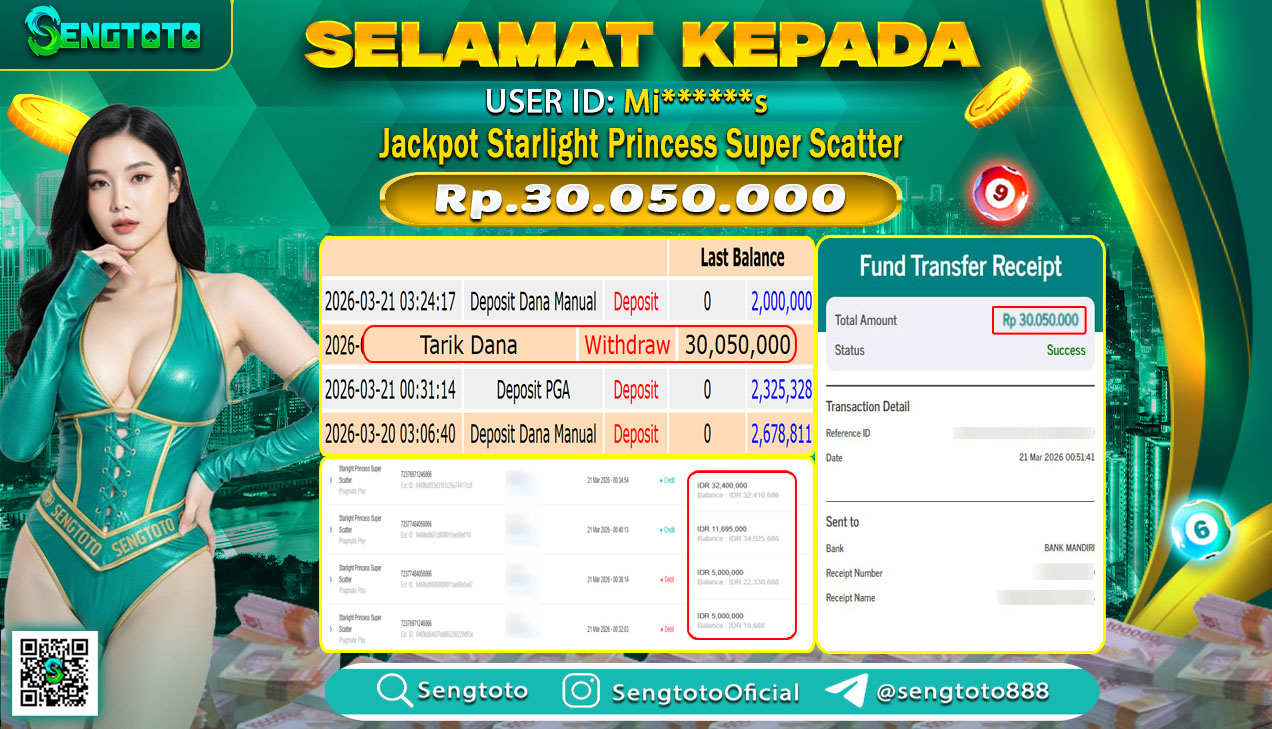 BUKTI PEMBAYARAN SLOT STARLINGHT PRINCESS SUPER SCATTER
