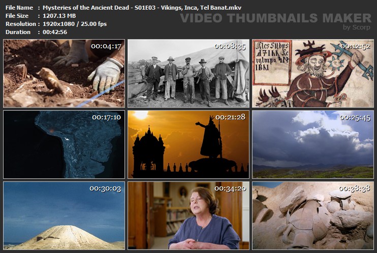 Mysteries of the Ancient Dead - S01E03 - Vikings, Inca, Tel Banat.mkv
