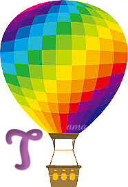 Globo Aerostático de Colores  T