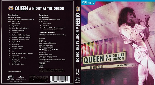 Queen - A Night at the Odeon - Hammersmith 1975 (2015)